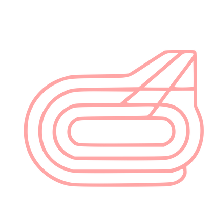 Monoline Racing Track Logo #ffa6a6