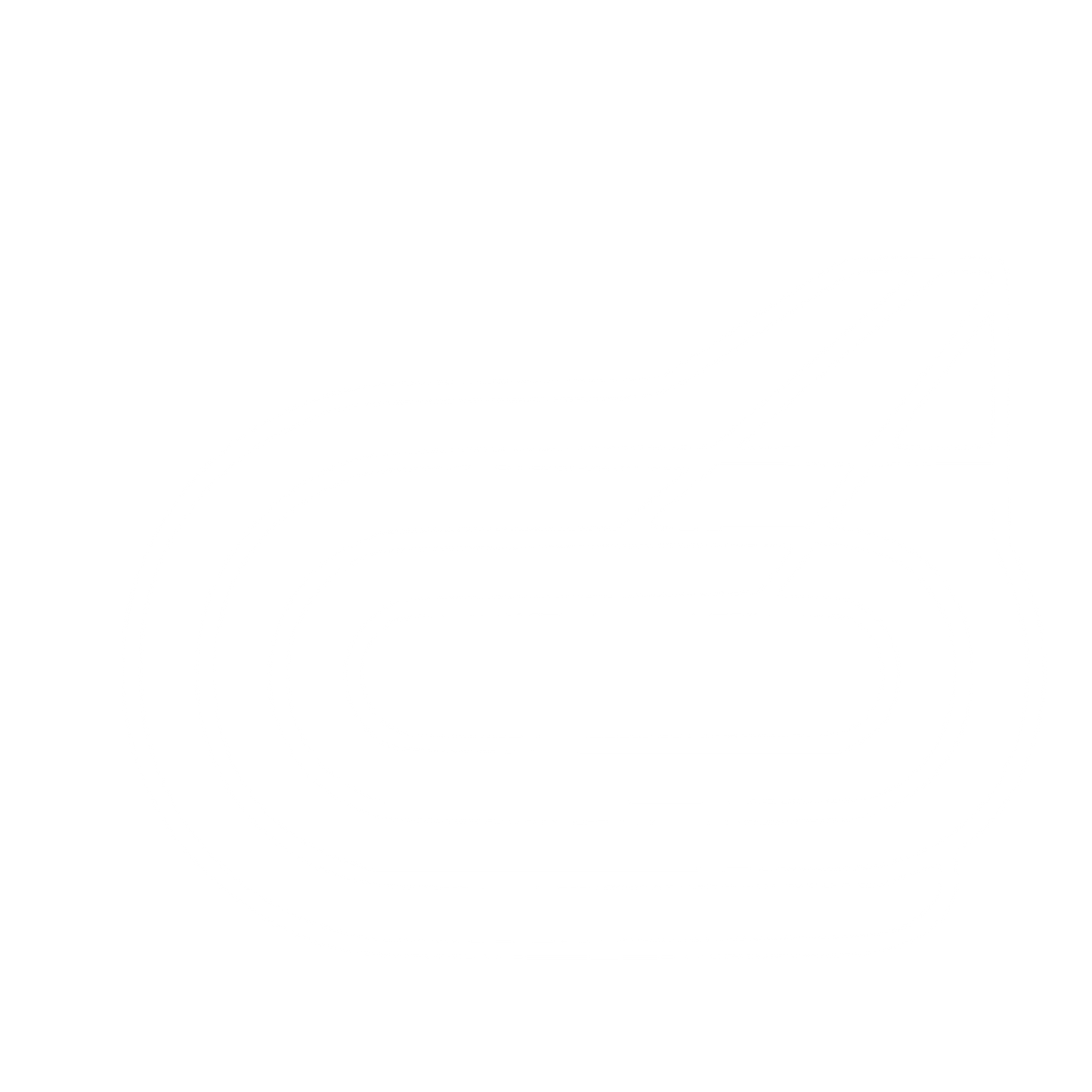 Monoline Racing Track Logo #ffffff