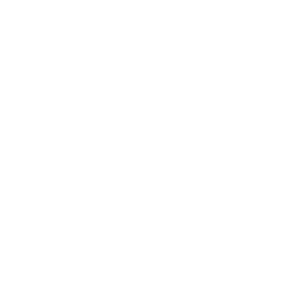 Monoline Racing Track Logo #ffffff