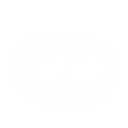 Monoline Oval Track Logo #ffffff