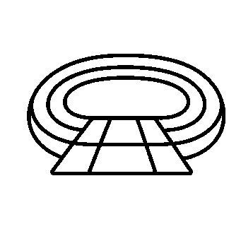 Monoline Stadium Track Logo