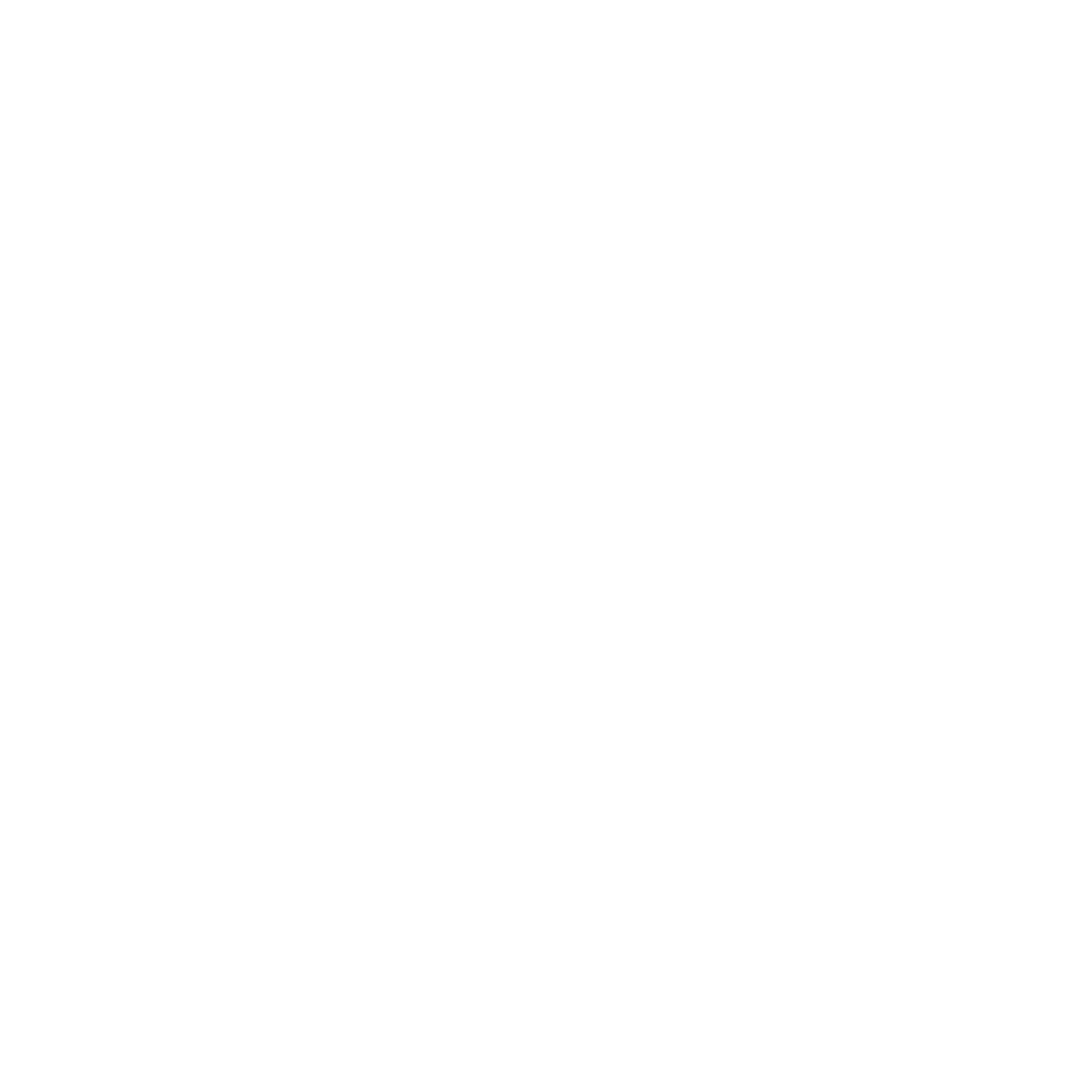 Monoline Stadium Track Logo #ffffff