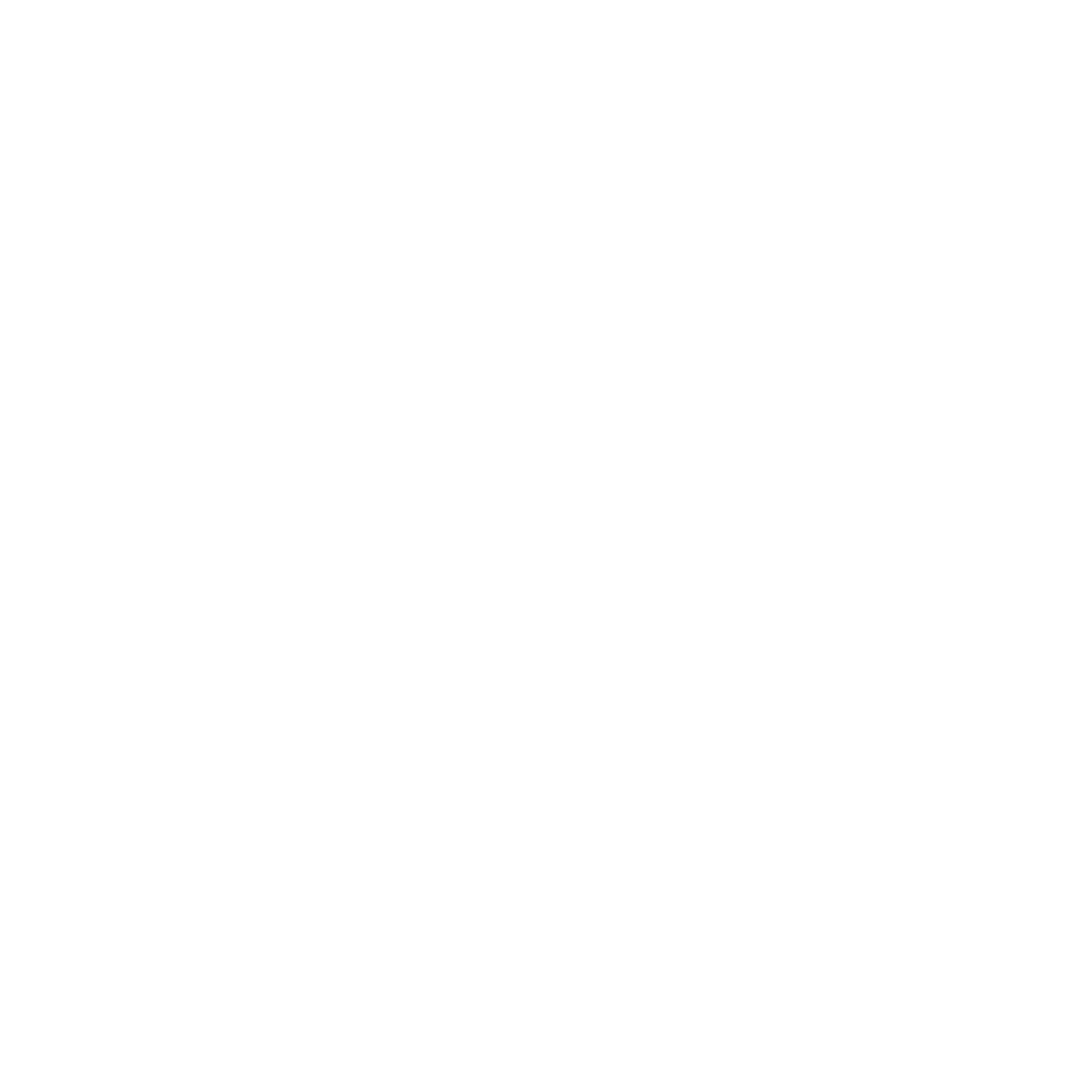 Winding Road Track Logo #ffffff