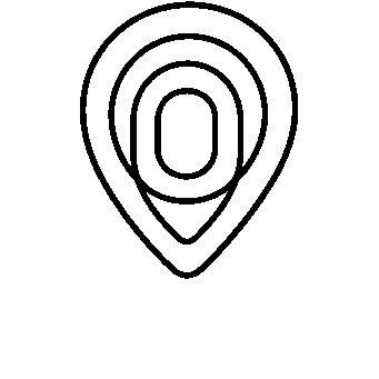 Monoline Map Pin Logo
