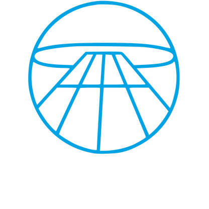 Runway Perspective Circle Logo #00a3e4