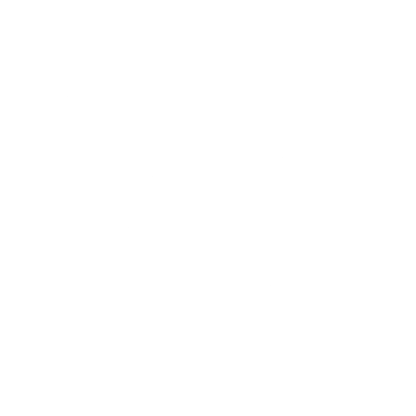 Runway Perspective Circle Logo #ffffff