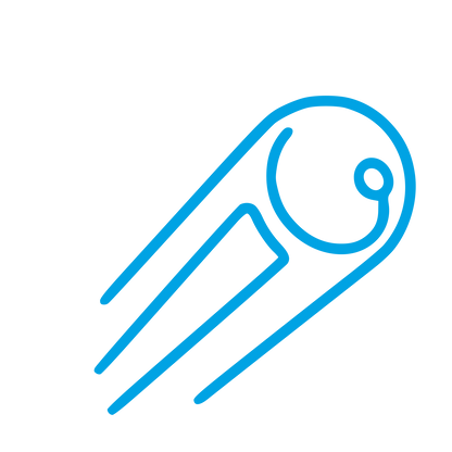 Monoline Sputnik Satellite Logo #00a3e4