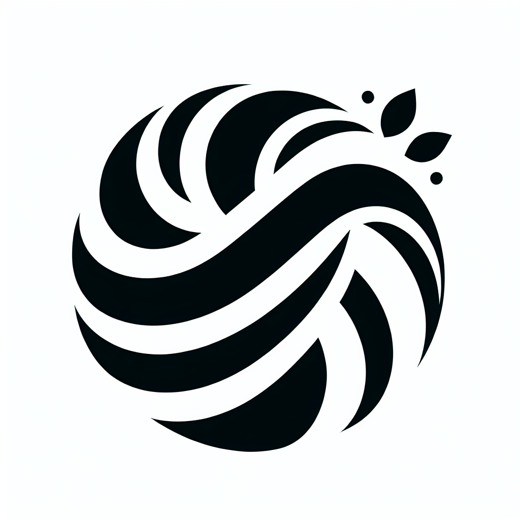 Swirl Nature Leaf Logo