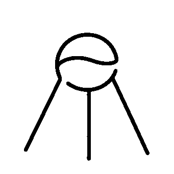 Monoline Sputnik Satellite Logo
