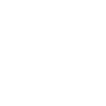 Monoline Sputnik Satellite Logo #ffffff