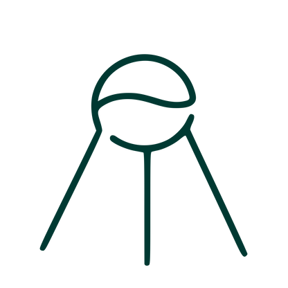 Monoline Sputnik Satellite Logo #003932