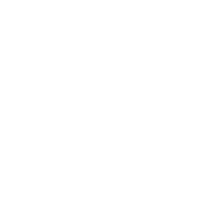 Monoline Sputnik Satellite Logo #ffffff