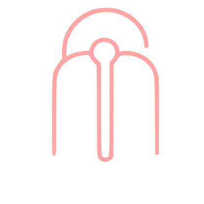 Monoline Antenna Signal Logo #ffa6a6