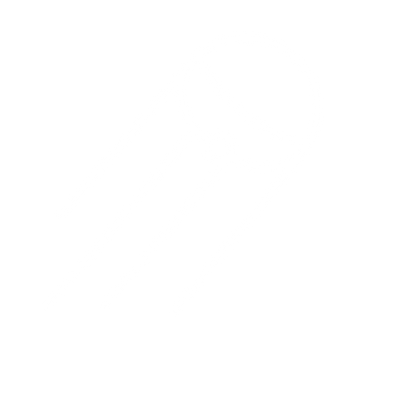 Monoline Sputnik Satellite Logo #ffffff
