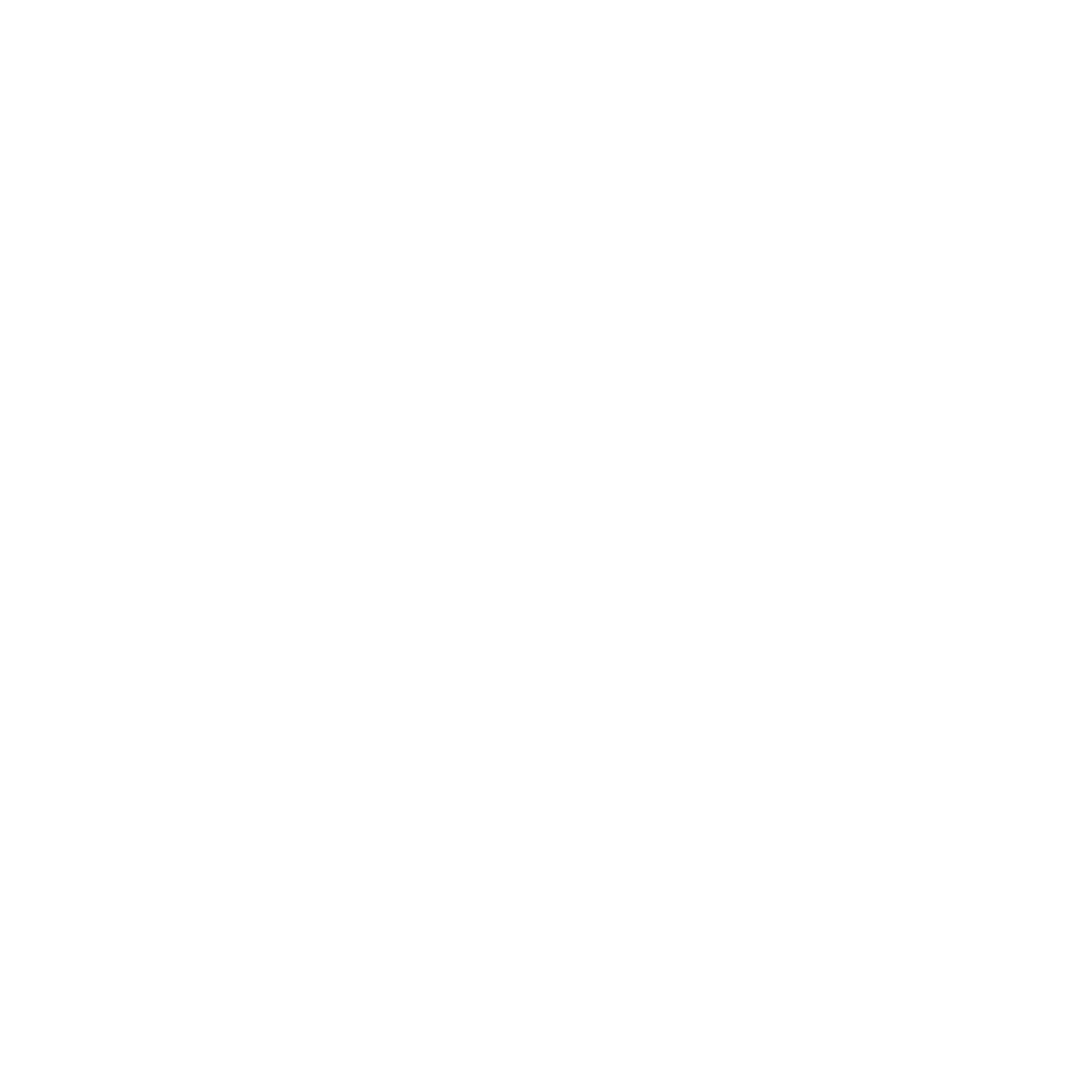 Saturn Hexagon Badge Logo #ffffff