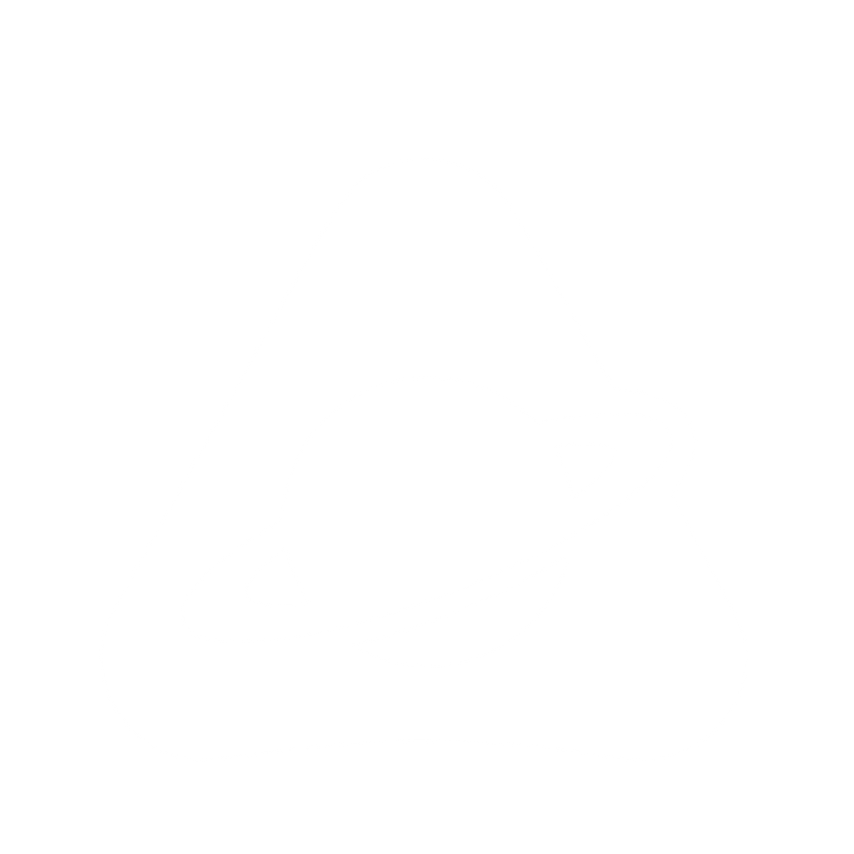 Saturn Planet Triangle Logo #ffffff