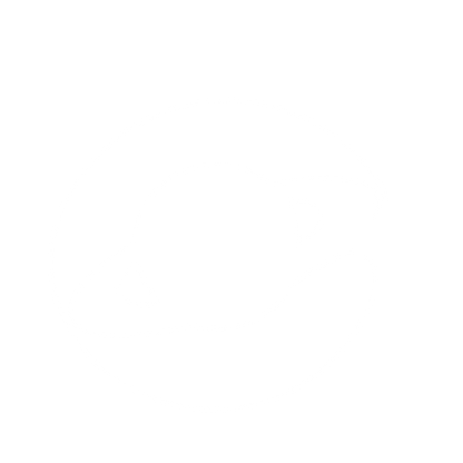 Saturn Planet Negative Space Logo #ffffff