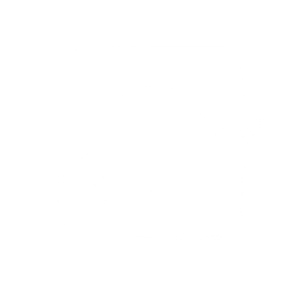 Saturn Planet Negative Space Logo #ffffff