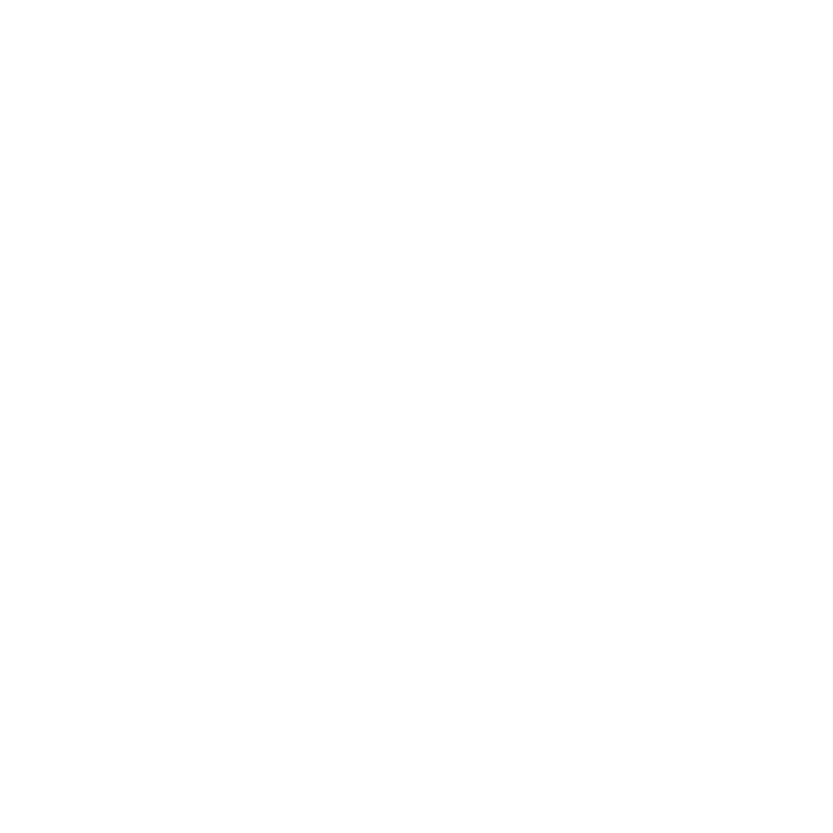 Saturn Planet Circle Logo #ffffff