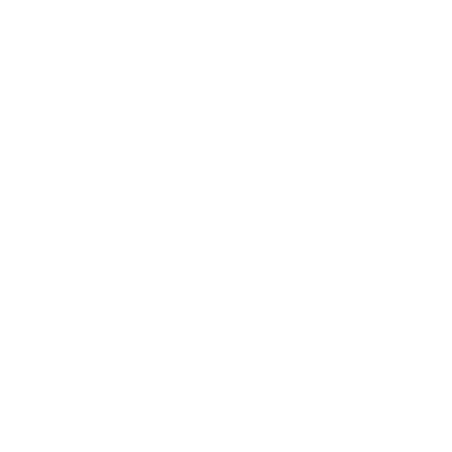 Space Capsule Badge Logo #ffffff