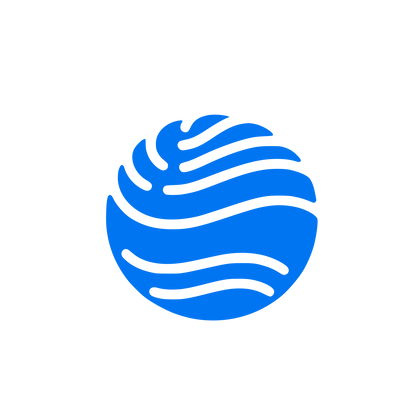 Sphere with Lines Logo #0075F2