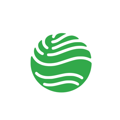 Sphere with Lines Logo #32A94A