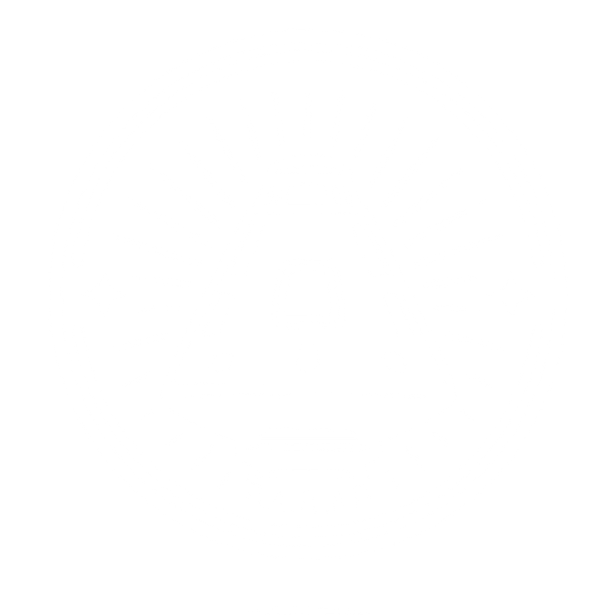 Space Capsule Stamp Badge Logo #ffffff