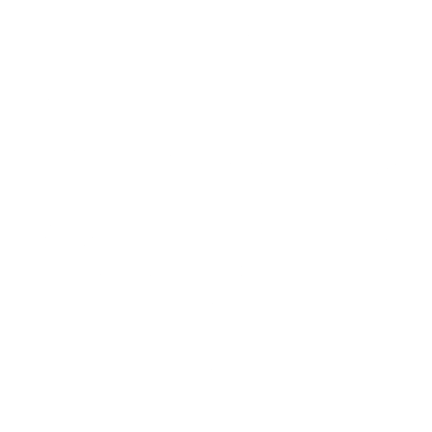 Space Capsule Badge Logo #ffffff