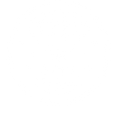 Space Capsule Parachute Badge Logo #ffffff