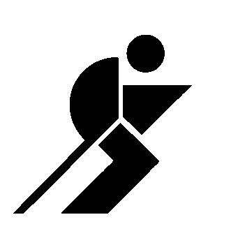 Bauhaus Runner Figure Logo