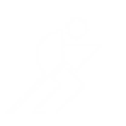 Bauhaus Runner Figure Logo #ffffff