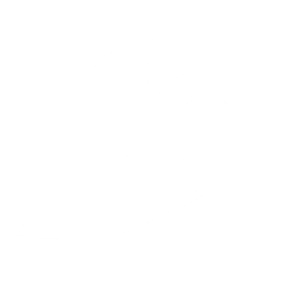 Bauhaus Runner Figure Logo #ffffff