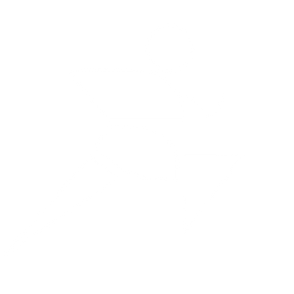 Bauhaus Runner Figure Logo #ffffff