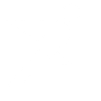 Bauhaus Runner Figure Logo #ffffff