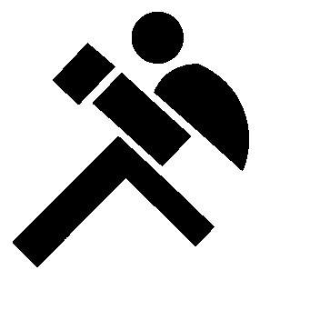 Bauhaus Runner Figure Logo