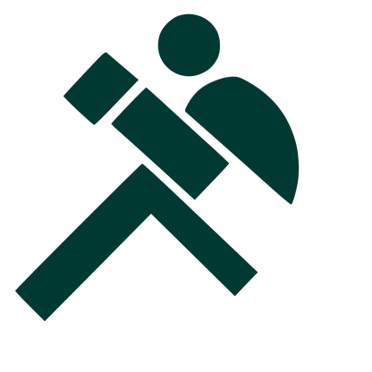 Bauhaus Runner Figure Logo #003932
