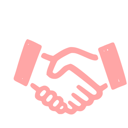 Handshake Deal Logo #ffa6a6