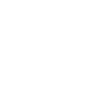 Handshake Circle Emblem Logo #ffffff