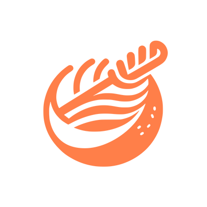 Swirl Food Logo #FF7F49
