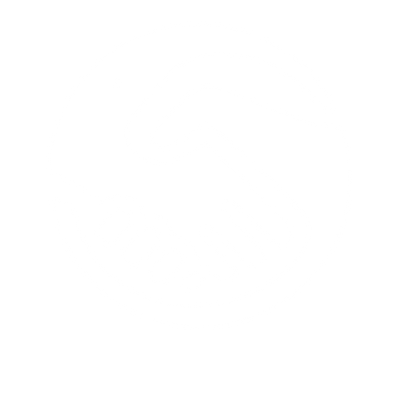 Handshake Circle Logo #ffffff