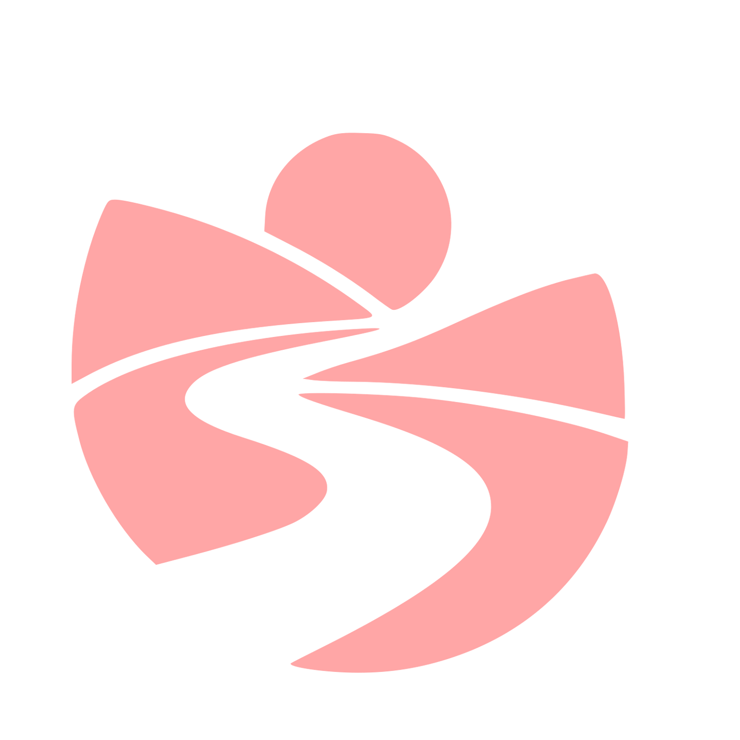 River Valley Landscape Logo #ffa6a6