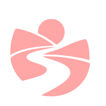 River Valley Landscape Logo #ffa6a6