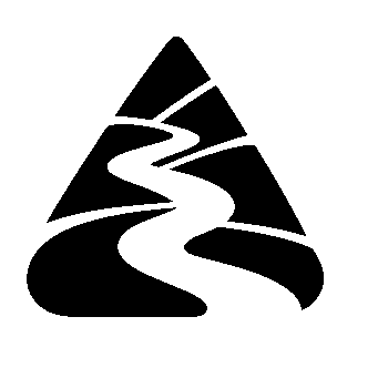 Mountain River Winding Path Logo