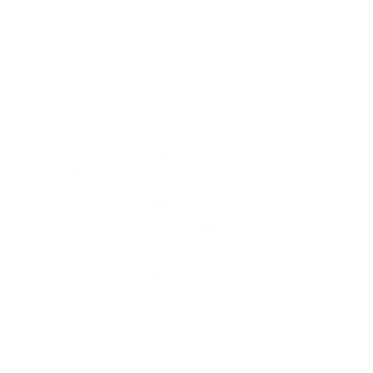 Mountain River Winding Path Logo #ffffff