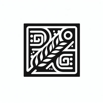 Line Wheat Logo