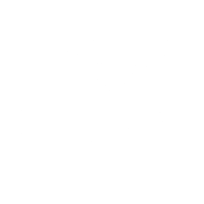Winding River Path Logo #ffffff