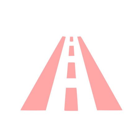 Vanishing Point Road Logo #ffa6a6