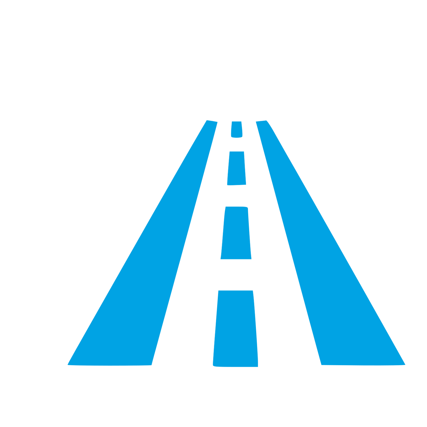 Vanishing Point Road Logo #00a3e4