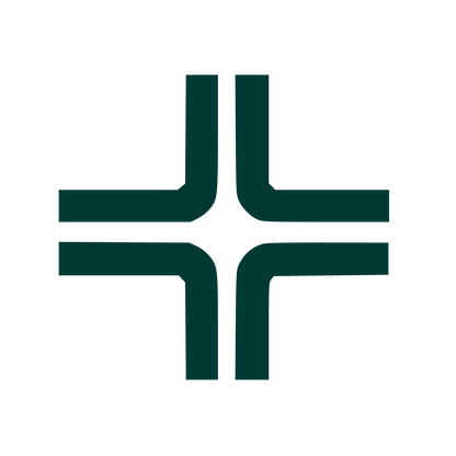 Four-Way Intersection Logo #003932