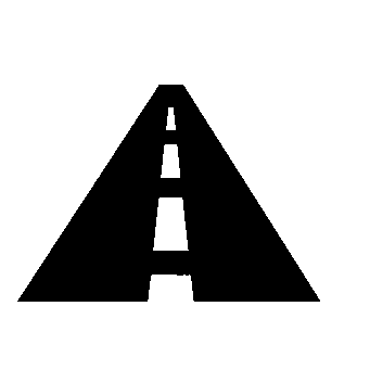 Road Perspective Triangle Logo